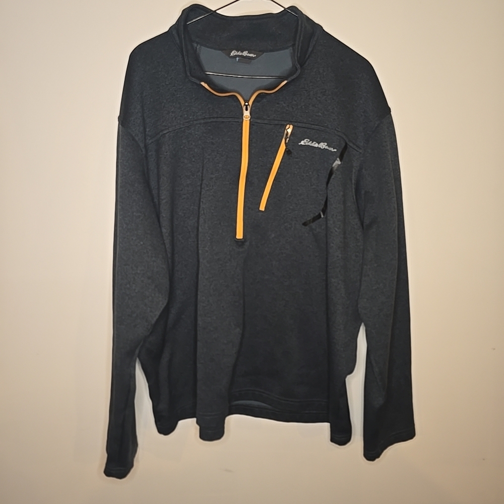 Eddie Bauer First Ascent  Quater Zip Chest Pocket Men's Size XXL